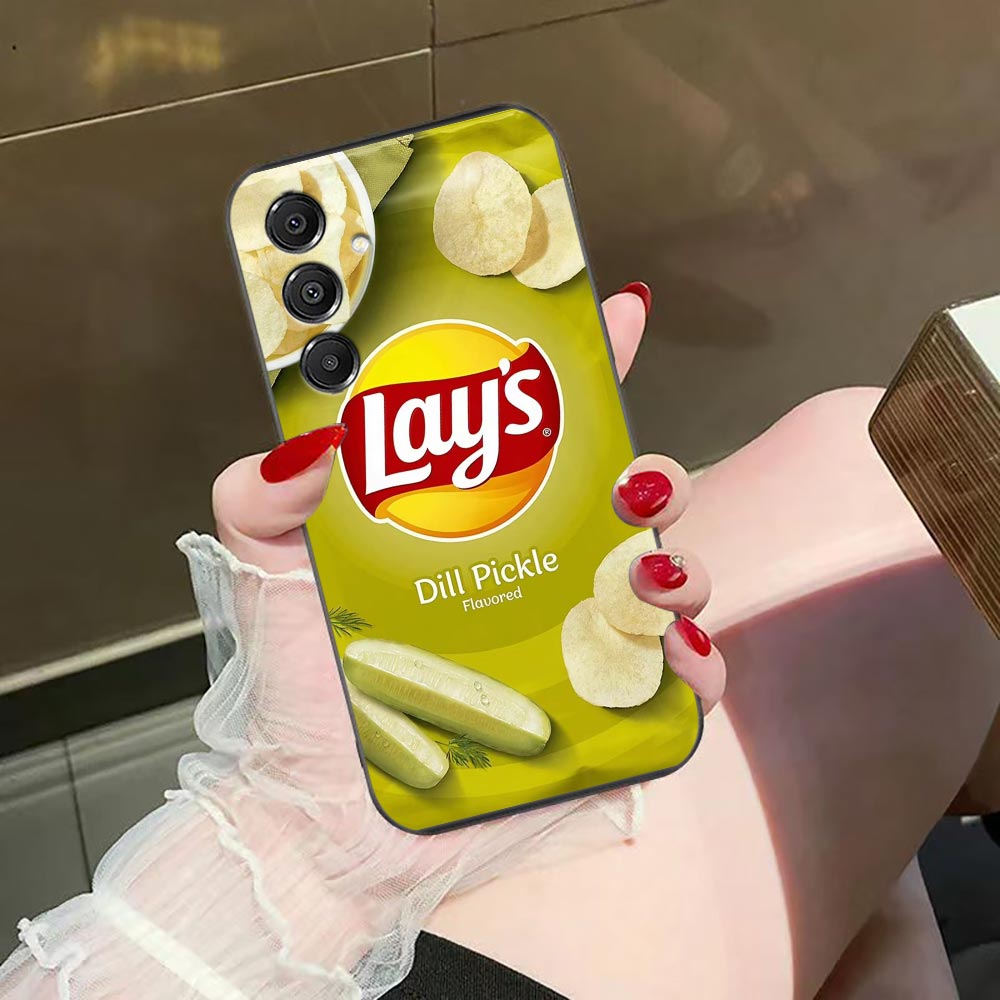 Food Snacks Quotes - Чехол для телефона L-Lay'S в стиле